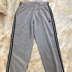 Gray Adidas sweatpants. M